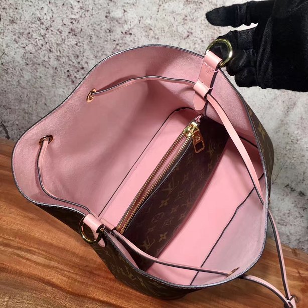 Louis vuitton original  bag monogram neonoe M44022 pink