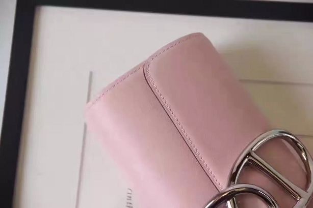 Hermes original calfskin handmade egee clutch E001 pink