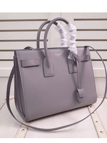 YSL original calfskin large sac de jour bag 324823 light gray