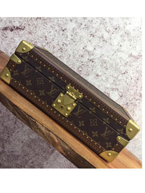  louis vuitton monogram canvas 8 watch case&jewelry box M47641 black