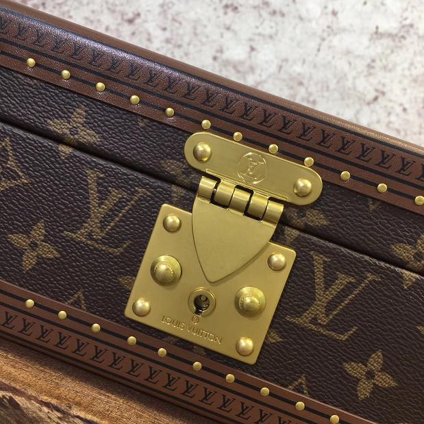  louis vuitton monogram canvas 8 watch case&jewelry box M47641 white