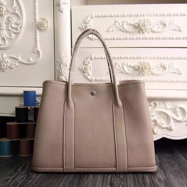 Hermes original calfskin garden party 36 bag G0360 apricot