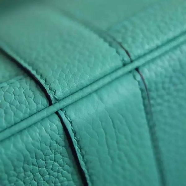 Hermes original calfskin garden party 30 bag G0030 cyan