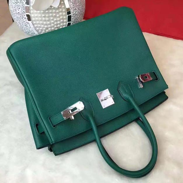 Hermes original epsom leather birkin 35 bag H35-3 green