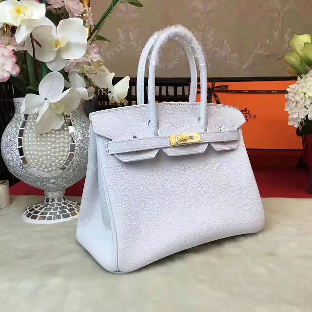 Hermes original togo leather birkin 35 bag H35-1 white