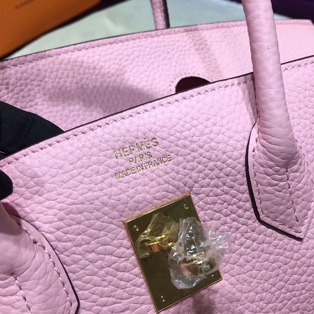 Hermes top togo leather birkin 35 bag H35-2 pink