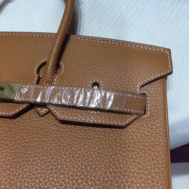 Hermes top togo leather birkin 30 bag H30-2 coffee