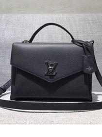 Louis vuitton original calfskin bag mylockme M54849 black