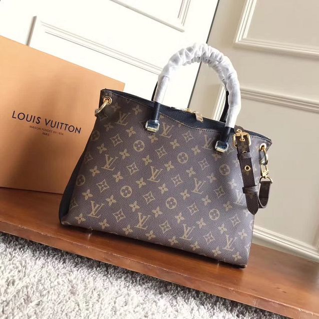 Louis Vuitton original monogram canvas pallas M42756 black