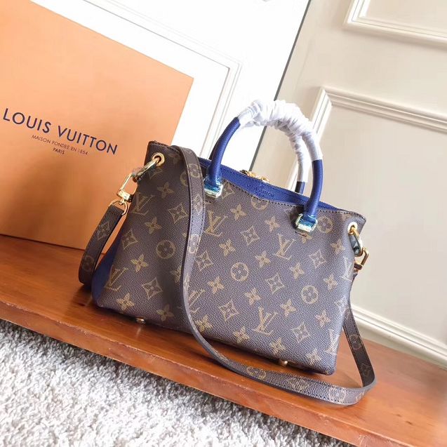 Louis Vuitton original monogram pallas BB M42960 royal blue