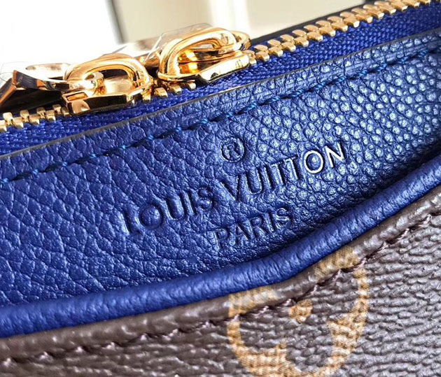 Louis Vuitton original monogram pallas BB M42960 royal blue