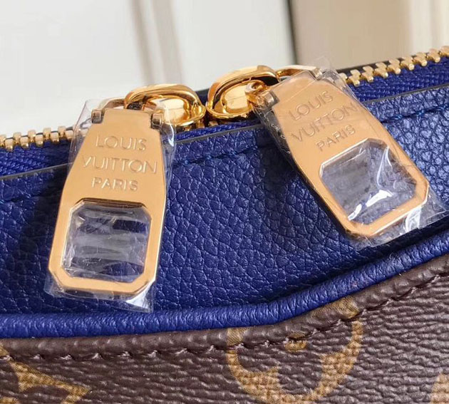 Louis Vuitton original monogram pallas BB M42960 royal blue