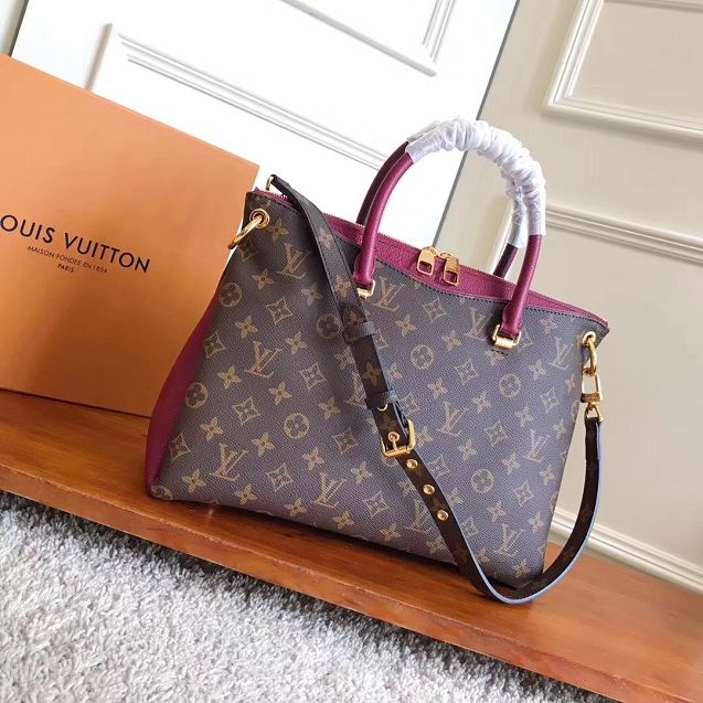 Louis Vuitton original monogram pallas BB M42961 bordeaux