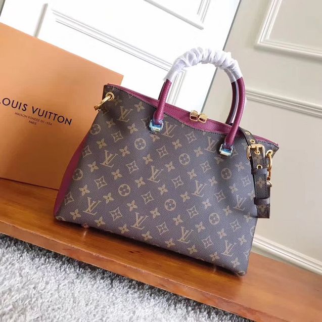 Louis Vuitton original monogram pallas BB M42961 bordeaux