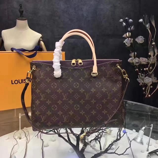 Louis Vuitton original monogram canvas pallas M42810 purple