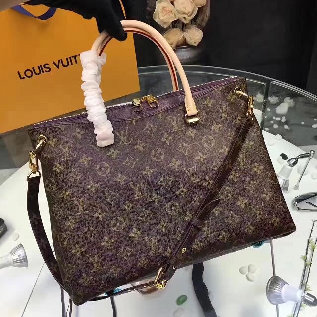 Louis Vuitton original monogram canvas pallas M42810 purple