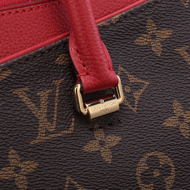 Louis Vuitton original monogram canvas pallas M42810 red