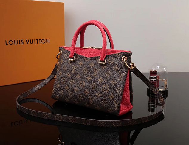 Louis Vuitton original monogram pallas BB M42961 red