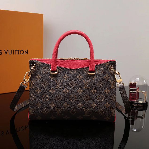 Louis Vuitton original monogram pallas BB M42961 red