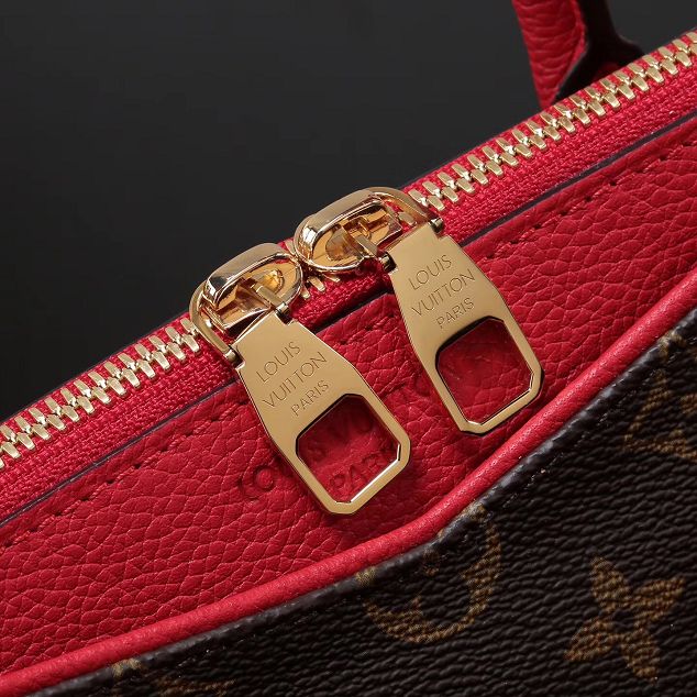 Louis Vuitton original monogram pallas BB M42961 red