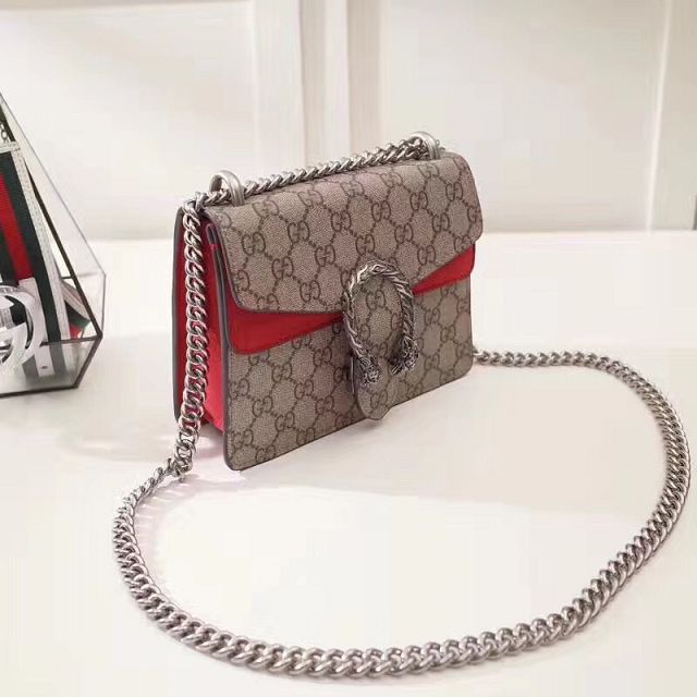 2017 GG dionysus Supreme mini bag 421970 red