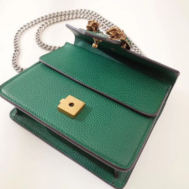  GG original leather dionysus mini shoulder bag 421970 green