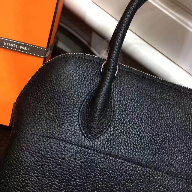 Hermes calfskin medium bolide 31 bag B31 black