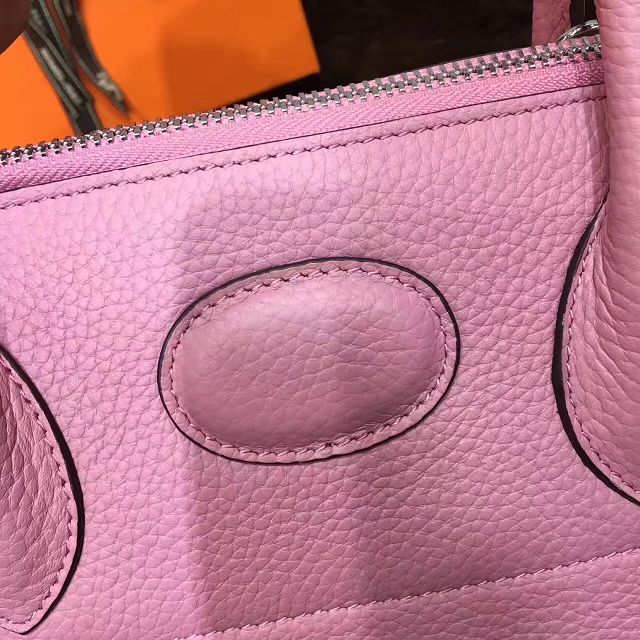 Hermes calfskin medium bolide 31 bag B31 pink