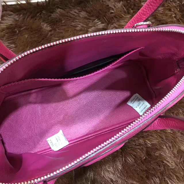 Hermes calfskin medium bolide 31 bag B31 rose red