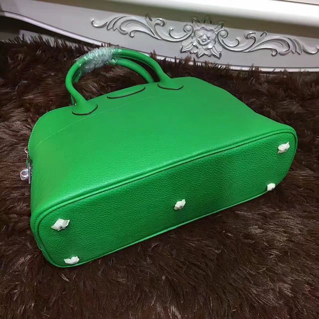 Hermes calfskin small bolide 27 bag B27 green