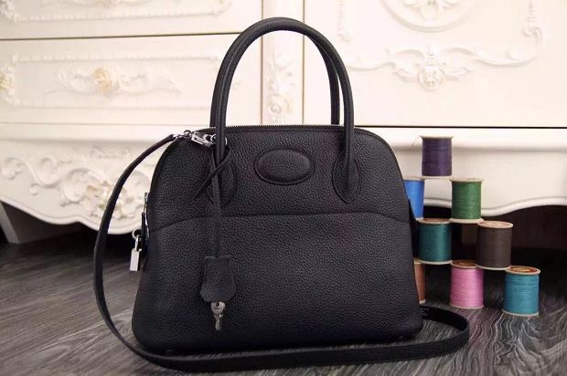 Hermes original togo leather medium bolide 31 bag B031 black