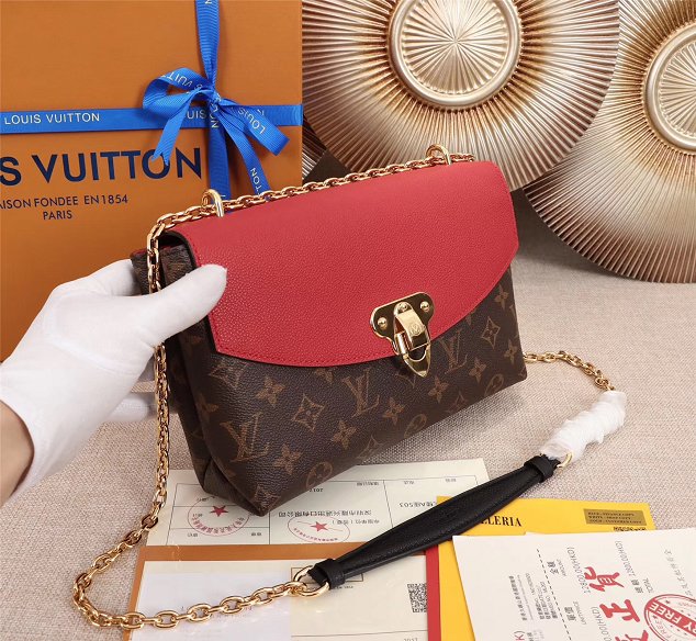 2018 louis vuitton original monogram saint placide M43713 red