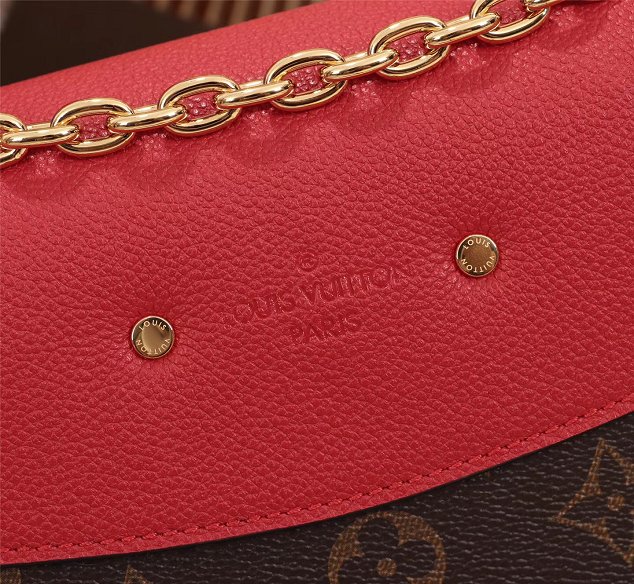 2018 louis vuitton original monogram saint placide M43713 red