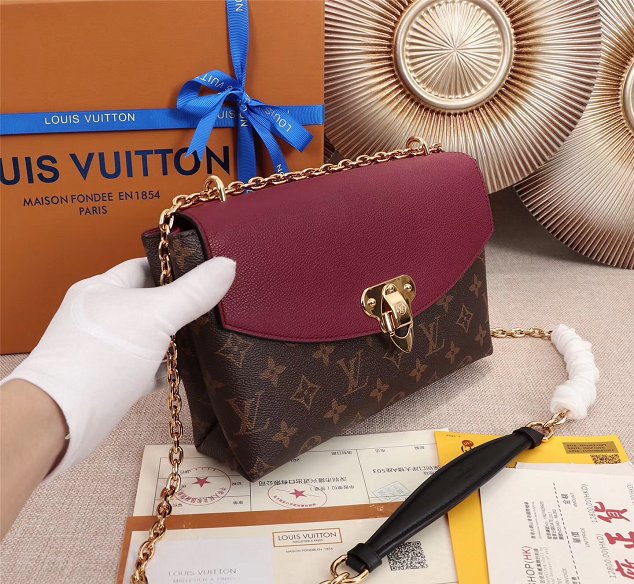 2018 louis vuitton original monogram saint placide M43715 bordeaux