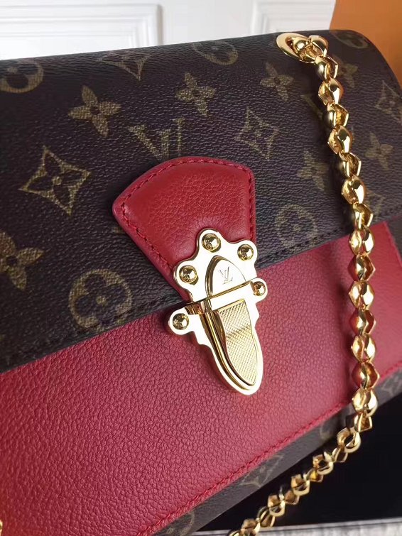 2018 louis vuitton original monogram victoire M41731 red