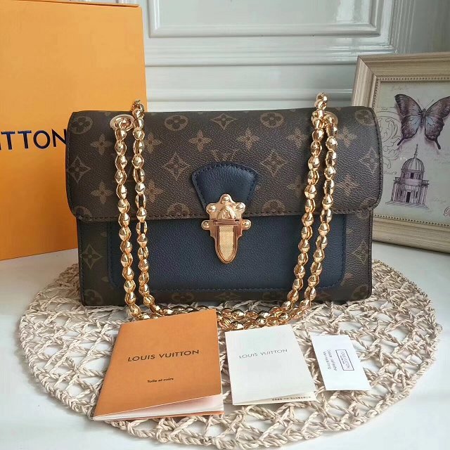 2018 louis vuitton original monogram victoire M44038 navy blue