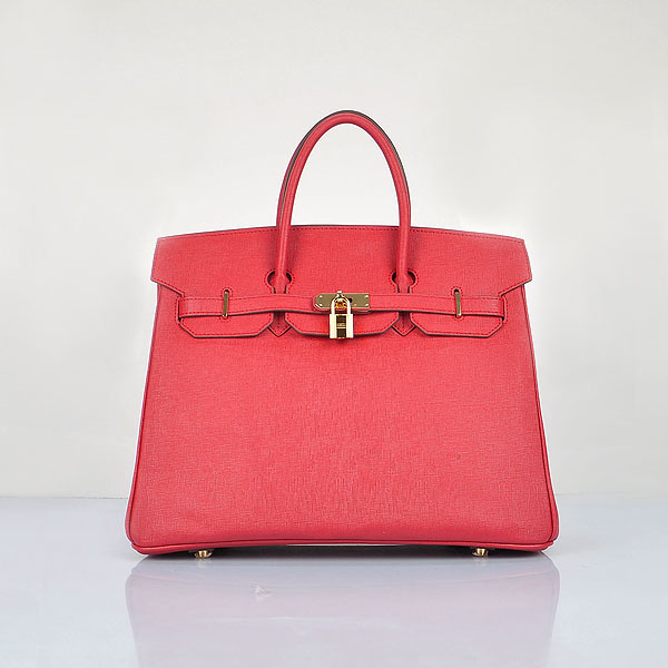 Hermes original epsom leather birkin 35 bag H35-3 red