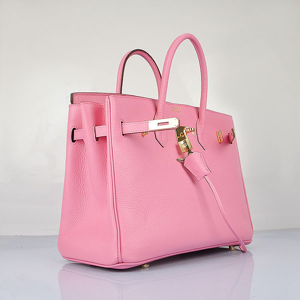 Hermes original togo leather birkin 30 bag H30-1 rose confetti