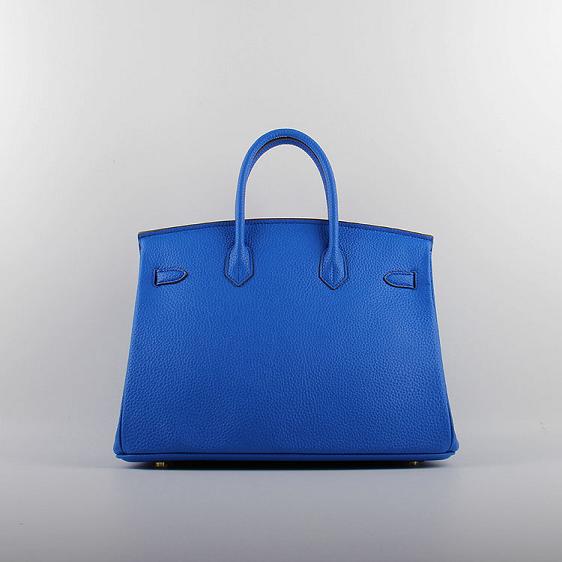 Hermes original togo leather birkin 30 bag H30-1 royal blue