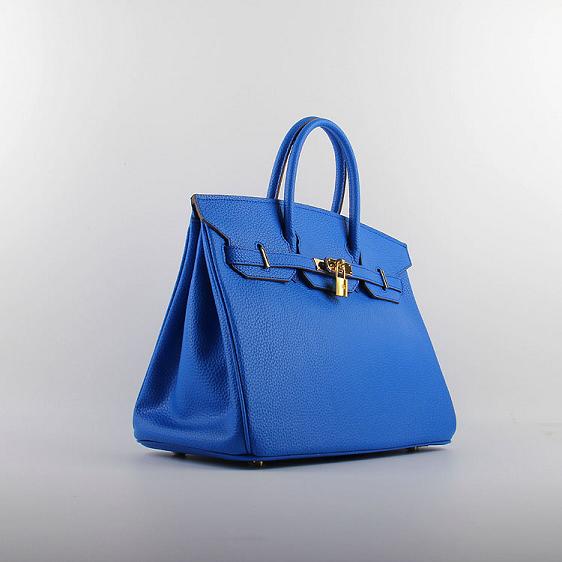 Hermes original togo leather birkin 35 bag H35-1 royal blue