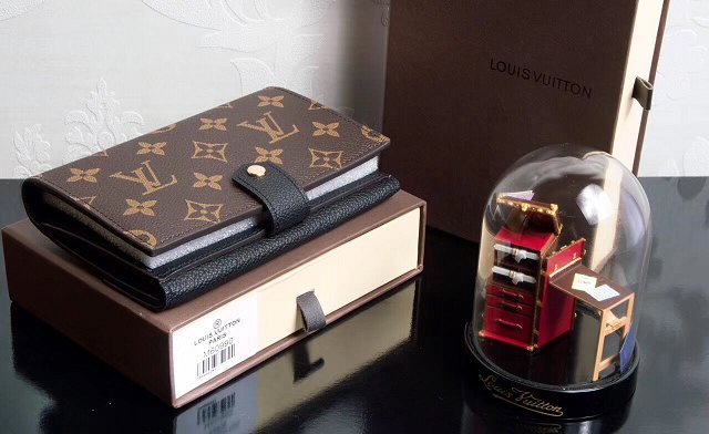 Louis Vuitton monogram canvas pallas wallet M60990 black