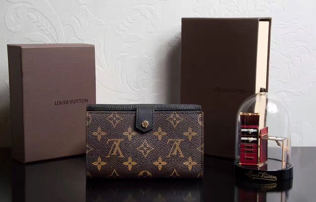 Louis Vuitton monogram canvas pallas wallet M60990 black