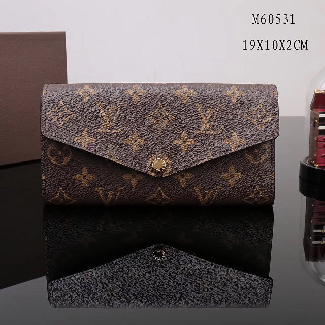 Louis vuitton monogram canvas sarah wallet M60531