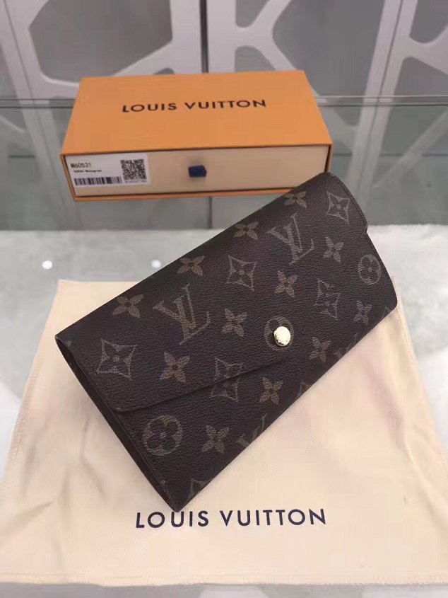 Louis vuitton monogram canvas sarah wallet M60531