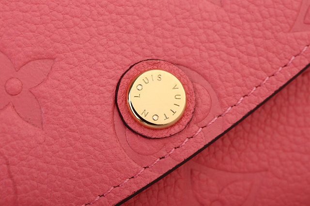 Louis vuitton monogram empreinte emilie wallet m62369 pink