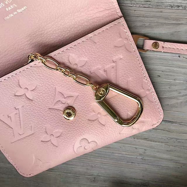 Louis vuitton monogram empreinte key pouch m61247 pink