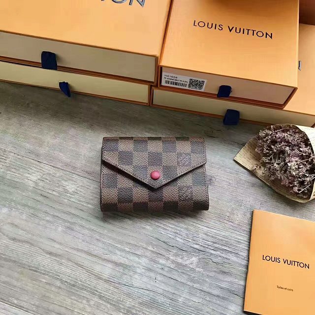 Louis vuitton damier ebene victorine wallet N41659 