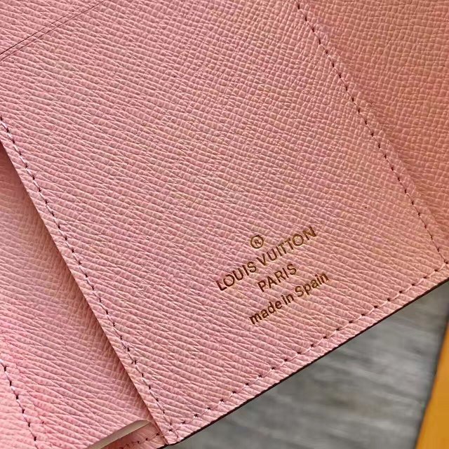 Louis vuitton monogram canvas victorine wallet M41938 light pink