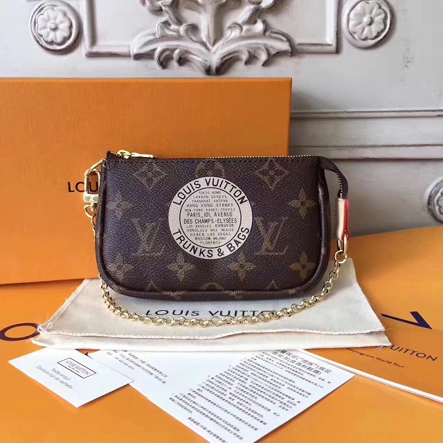 2017 louis vuitton origianl damier azur mini pochette accessoires M58009 