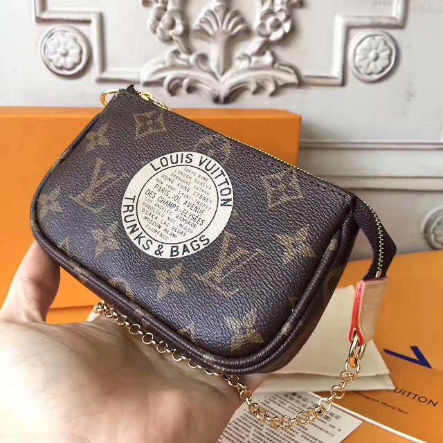 2017 louis vuitton origianl damier azur mini pochette accessoires M58009 